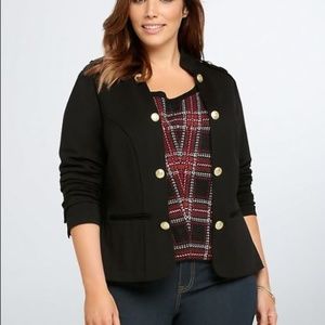 TORRID FITTED MILITARY JACKET